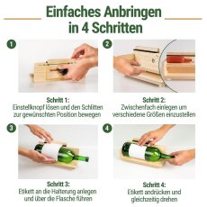 LABELING WIZARD - Flaschen Dosen Gl&auml;ser etikettieren Flaschenetikettierer Dosenetikettierer
