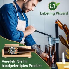 LABELING WIZARD | Flaschenetikettierer, Dosenetikettierer | Etikettieren leicht gemacht | schnell &amp; g&uuml;nstig